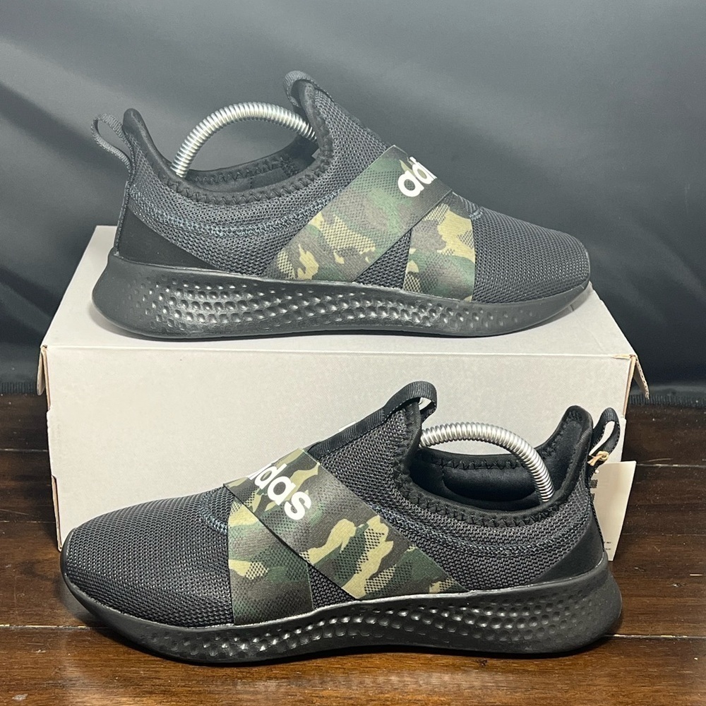 Adidas Women's Puremotion Adapt Black Camouflage Slip On Shoes GY4464